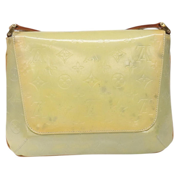 LOUIS VUITTON Monogram Vernis Thompson Street Bag Gris M91008 LV Auth BD750