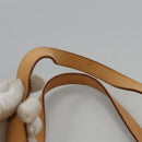 LOUIS VUITTON Monogram Vernis Houston Hand Bag Lime Yellow M91055 LV Auth BD751-8