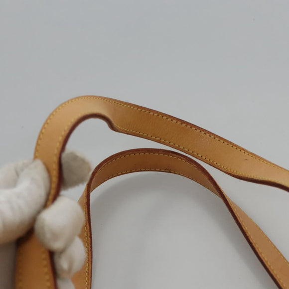 LOUIS VUITTON Monogram Vernis Houston Hand Bag Lime Yellow M91055 LV Auth BD751