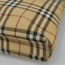 BURBERRY Nova Check Tote Bag PVC Beige Brown Auth BD761-9