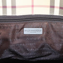 BURBERRY Nova Check Tote Bag PVC Beige Brown Auth BD761-15