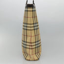 BURBERRY Nova Check Tote Bag PVC Beige Brown Auth BD761-4