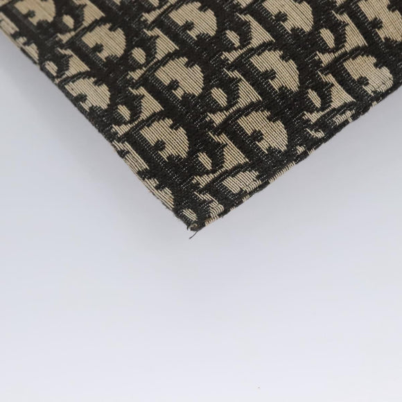 Christian Dior Trotter Canvas Shoulder Bag Navy Auth BD763