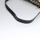 Christian Dior Trotter Canvas Shoulder Bag Navy Auth BD763-7
