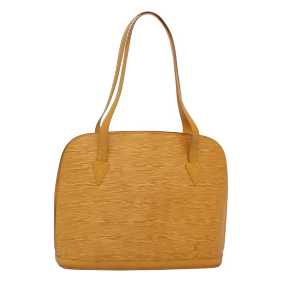 LOUIS VUITTON Epi Lussac Shoulder Bag Yellow M52289 LV Auth BD778