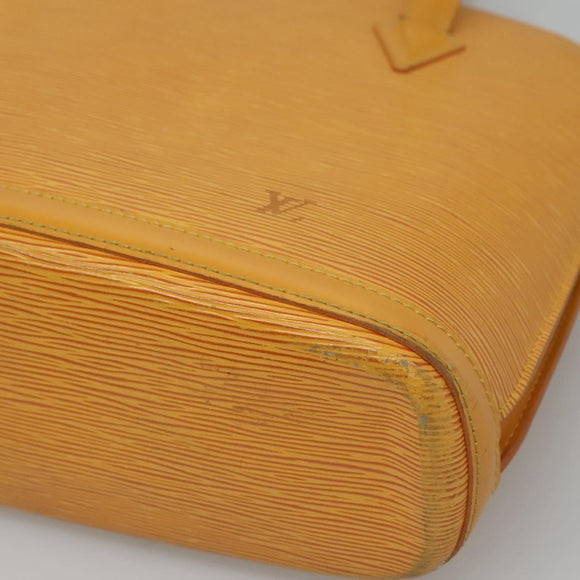 LOUIS VUITTON Epi Lussac Shoulder Bag Yellow M52289 LV Auth BD778
