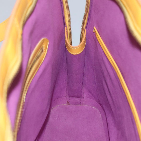 LOUIS VUITTON Epi Lussac Shoulder Bag Yellow M52289 LV Auth BD778