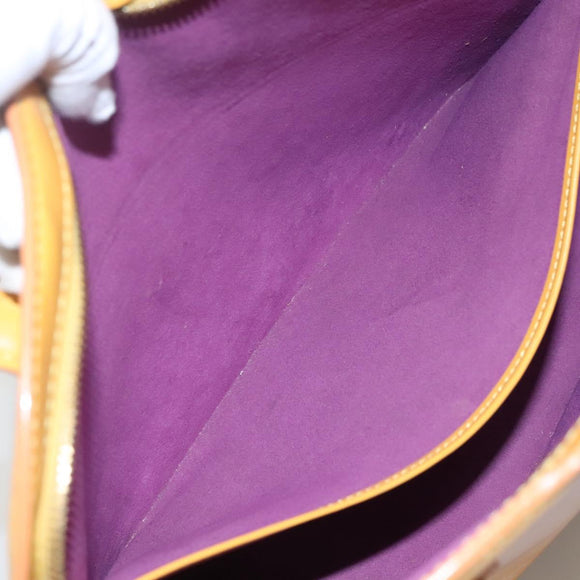 LOUIS VUITTON Epi Lussac Shoulder Bag Yellow M52289 LV Auth BD778