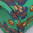 LOEWE Boston Bag Canvas Green Auth BD781-16