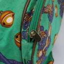 LOEWE Boston Bag Canvas Green Auth BD781-18