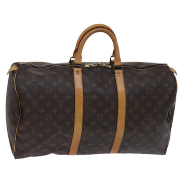 LOUIS VUITTON Monogram Keepall 50 Boston Bag M41426 LV Auth BD785
