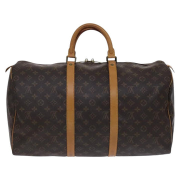 LOUIS VUITTON Monogram Keepall 50 Boston Bag M41426 LV Auth BD785 - 0