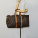 LOUIS VUITTON Monogram Keepall 45 Boston Bag M41428 LV Auth BD787-21