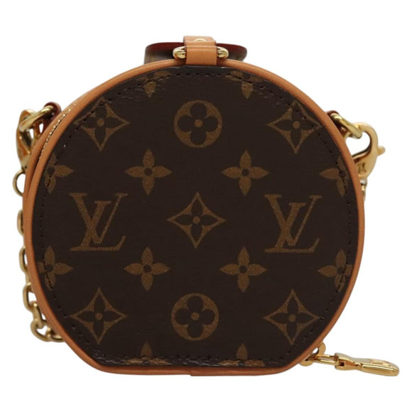 LOUIS VUITTON Monogram Mini Boite Chapeau Shoulder Bag M44699 LV Auth BD788SA