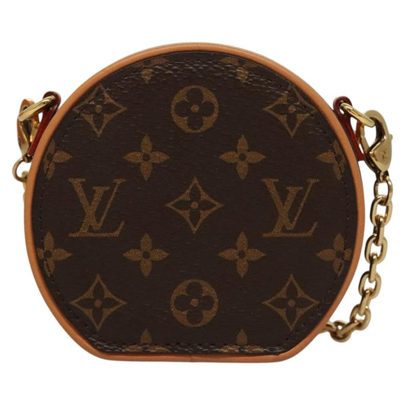 LOUIS VUITTON Monogram Mini Boite Chapeau Shoulder Bag M44699 LV Auth BD788SA