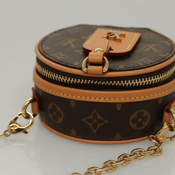 LOUIS VUITTON Monogram Mini Boite Chapeau Shoulder Bag M44699 LV Auth BD788SAM