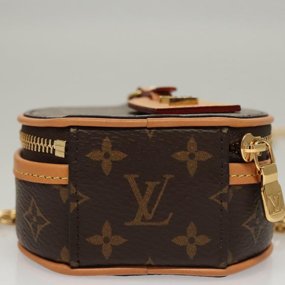 LOUIS VUITTON Monogram Mini Boite Chapeau Shoulder Bag M44699 LV Auth BD788SAM