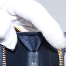 Christian Dior Trotter Canvas Oblique Phone Holder Airpods Case Navy Auth BD790V-19