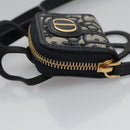 Christian Dior Trotter Canvas Oblique Phone Holder Airpods Case Navy Auth BD790V-4