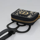 Christian Dior Trotter Canvas Oblique Phone Holder Airpods Case Navy Auth BD790V-6