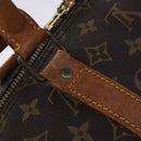 LOUIS VUITTON Monogram Keepall 55 Boston Bag M41424 LV Auth BD799-9