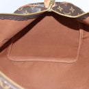 LOUIS VUITTON Monogram Keepall 55 Boston Bag M41424 LV Auth BD799-21