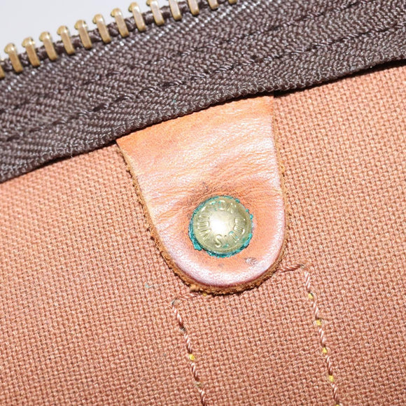 LOUIS VUITTON Monogram Keepall 55 Boston Bag M41424 LV Auth BD799