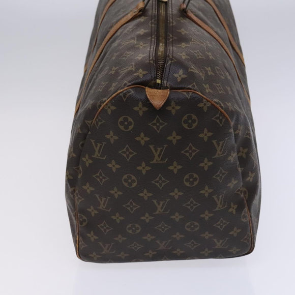 LOUIS VUITTON Monogram Keepall 55 Boston Bag M41424 LV Auth BD799