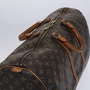 LOUIS VUITTON Monogram Keepall 55 Boston Bag M41424 LV Auth BD799-6