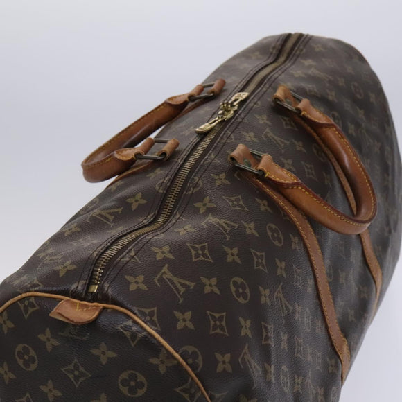 LOUIS VUITTON Monogram Keepall 55 Boston Bag M41424 LV Auth BD799