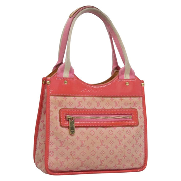 LOUIS VUITTON Monogram Mini Sac Catrain Hand Bag Strawberry M92930 Auth BD807