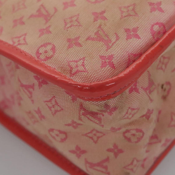LOUIS VUITTON Monogram Mini Sac Catrain Hand Bag Strawberry M92930 Auth BD807