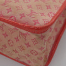 LOUIS VUITTON Monogram Mini Sac Catrain Hand Bag Strawberry M92930 Auth BD807-15