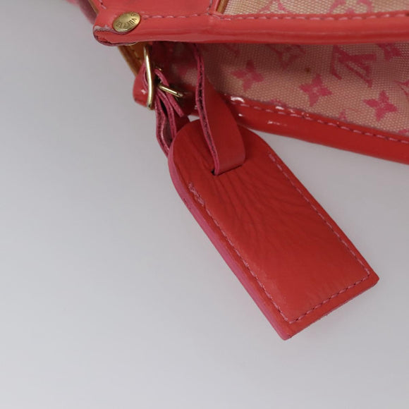 LOUIS VUITTON Monogram Mini Sac Catrain Hand Bag Strawberry M92930 Auth BD807