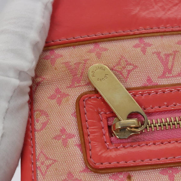 LOUIS VUITTON Monogram Mini Sac Catrain Hand Bag Strawberry M92930 Auth BD807
