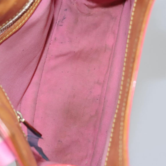 LOUIS VUITTON Monogram Mini Sac Catrain Hand Bag Strawberry M92930 Auth BD807