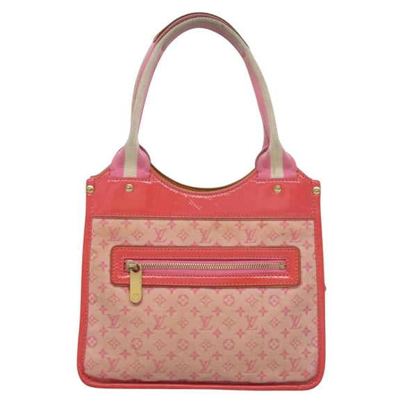 LOUIS VUITTON Monogram Mini Sac Catrain Hand Bag Strawberry M92930 Auth BD807