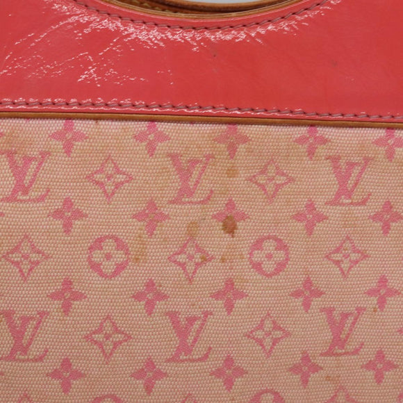 LOUIS VUITTON Monogram Mini Sac Catrain Hand Bag Strawberry M92930 Auth BD807