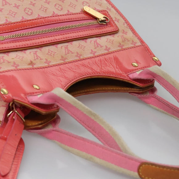 LOUIS VUITTON Monogram Mini Sac Catrain Hand Bag Strawberry M92930 Auth BD807