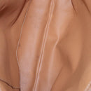 CELINE Macadam Canvas Hand Bag PVC Leather Gold Brown Auth BD816-11