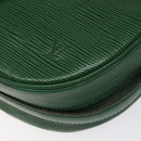 LOUIS VUITTON Epi Jeune Fille MM Shoulder Bag Green M52154 LV Auth BD827-14