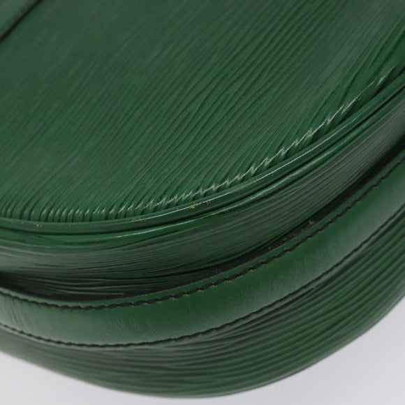 LOUIS VUITTON Epi Jeune Fille MM Shoulder Bag Green M52154 LV Auth BD827