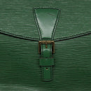 LOUIS VUITTON Epi Jeune Fille MM Shoulder Bag Green M52154 LV Auth BD827-18