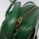 LOUIS VUITTON Epi Jeune Fille MM Shoulder Bag Green M52154 LV Auth BD827-19