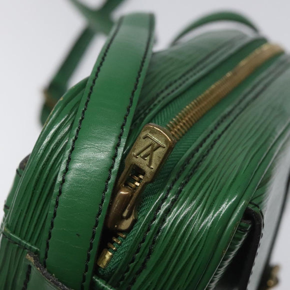 LOUIS VUITTON Epi Jeune Fille MM Shoulder Bag Green M52154 LV Auth BD827