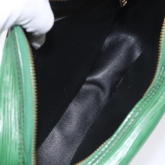 LOUIS VUITTON Epi Jeune Fille MM Shoulder Bag Green M52154 LV Auth BD827