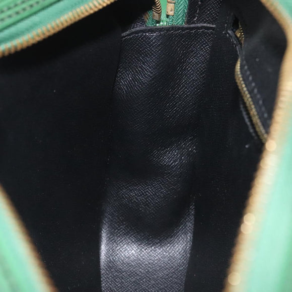 LOUIS VUITTON Epi Jeune Fille MM Shoulder Bag Green M52154 LV Auth BD827