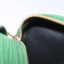 LOUIS VUITTON Epi Jeune Fille MM Shoulder Bag Green M52154 LV Auth BD827-12