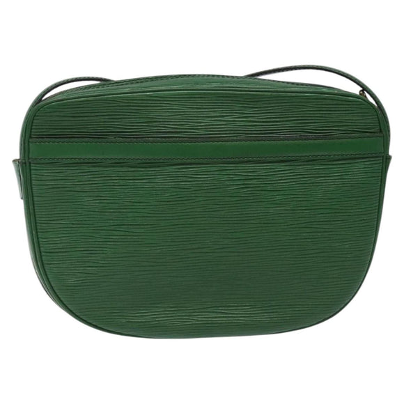 LOUIS VUITTON Epi Jeune Fille MM Shoulder Bag Green M52154 LV Auth BD827