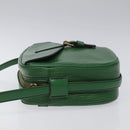 LOUIS VUITTON Epi Jeune Fille MM Shoulder Bag Green M52154 LV Auth BD827-4
